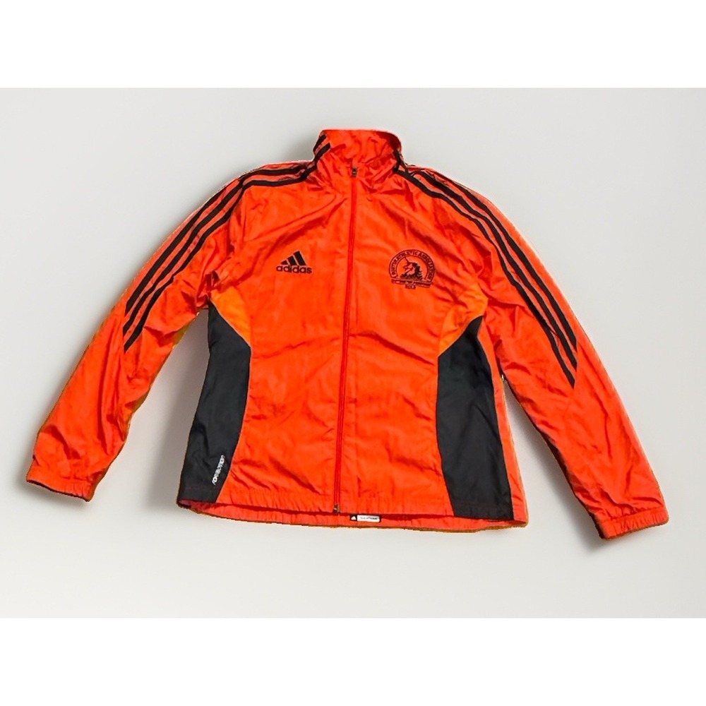 2012 Official Adidas 26.2 BOSTON MARATHON ClimaPROOF Embroidered Jacket M